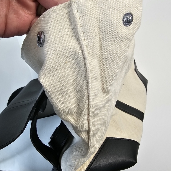 Deux Lux Demi Canvas / Vegan Leather Backpack - Picture 6 of 9